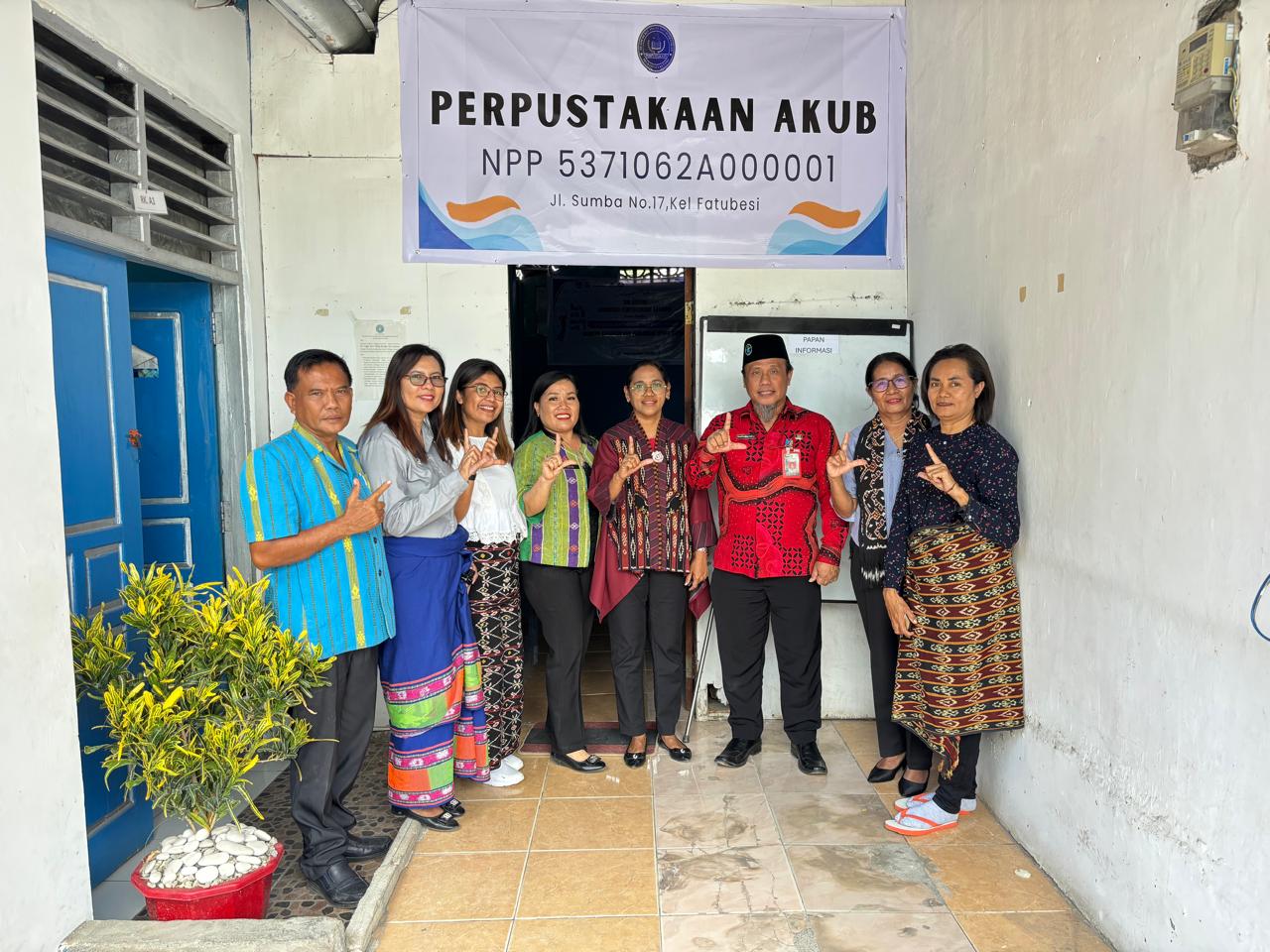 Visitasi Akreditasi Perpustakaan AKUB Effata Kupang oleh Asesor Perpusnas RI