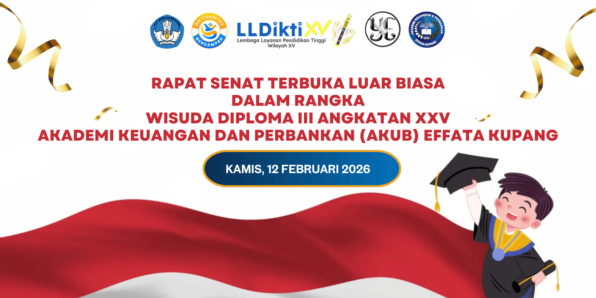 Cetak Lulusan Unggul, AKUB Effata Kupang Gelar Wisuda Diploma III Angkatan XXV di Hotel Harper